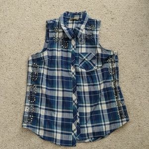 Plaid vest